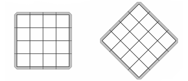 80_10 Geometrie Würfel Bauplan Grundfläche